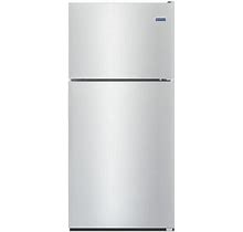 Maytag 18-Cu Ft Top-Freezer Refrigerator (Fingerprint Resistant Stainless Steel) | MRT118FFFZ