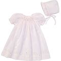 Petit Ami Baby Girls Preemie-Newborn Smocked Dress, , Pinkpreemie