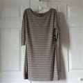 Express Dresses | Express Sequin Jersey Knit Dress Nwt | Color: Gray | Size: L
