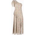 Polo Ralph Lauren - One-Shoulder Floral-Print Maxi Dress - Women - Viscose/Recycled Polyethylene - 16 - Neutrals