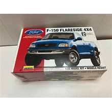 Lindberg Toys | Lindberg Ford F-150 Flareside 4X4 Pickup Sealed New Model Kit Skill Level 2 | Color: Blue | Size: 1:25 Scale