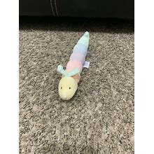 Baby Gund Mini Tinkle Crinkle Stuffed Plush Pastel Worm Caterpillar Rattle Toy