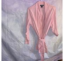 Lands' End Sweaters | Lands' End Women's Long Sl Cashmere Tie Cardigan Cameo Pink Heat | Color: Pink | Size: Xlp