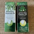 Aliver Skincare | Nwt Plastic Sealed Set Of Rosemary Essential Oil And Jamaican Black Castor Oil | Color: Black | Size: Os