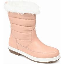 Journee Collection Marie Snow Boot | Women's | Light Pink | Size 7.5 | Boots | Winter