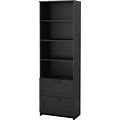 IKEA - BRIMNES Bookcase, Black, 23 5/8X74 3/4 "