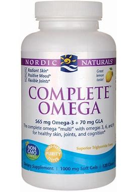 Nordic Naturals Complete Omega - Lemon Supplement Vitamin | 120 Soft Gels