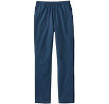 L.L.Bean | Women's Perfect Fit Pants, Original Tapered-Leg Deep Admiral Blue Heather Extra Small Petite, Cotton