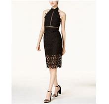 Bardot Womens Lace Sheath Dress, Black, Small