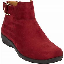 Women's The Cassie Bootie By Comfortview In Rich Burgundy (Size 12 M)