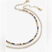 Baublebar Jewelry | Cora Assorted Set Of 2 Anklets Baublebar | Color: Gold | Size: Os