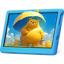 Kids Tablet 10 Inch Android 13 Tablet For Kids 3-12, 6GB RAM 64GB ROM, Parent Controls, 5000Mah, Dual Camera, Wifi, Educational Games, With