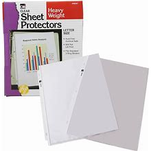 100Ct Letter Size Sheet Protectors Clear - Charles Leonard