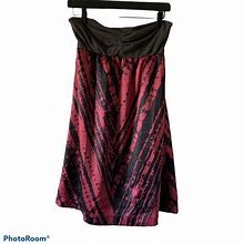 Element Dresses | Purple Element Strapless Mini Dress With Pockets | Color: Gray/Purple | Size: M