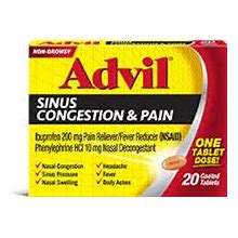 Advil Congestion Relief Tablet- 20Ct (1-3 Unit)