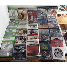 Sony Playstation 2 Ps2 Ps3 & Xbox One Games Lot Of 32