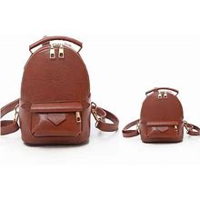 Fashion Pu Leather Mini Size Women Bag Children School Bags Backpacks Style Spring Lady Backpack Travel Hand Bag 3 Sizes