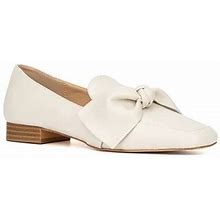 New York & Company Womens Dominca Loafers | White | Regular 7 1/2 | Shoes Loafers