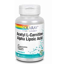 Solaray Acetyl L-Carnitine And Ala Supplement | 60 Count