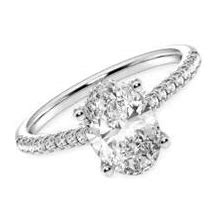 Saks Fifth Avenue Collection Women's 14K White Gold & 2.25 TCW Lab-Grown Diamond Engagement Ring - White Gold - Size 7