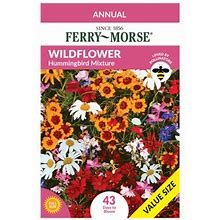 Ferry-Morse Economy 9750Mg Wildflower Hummingbird Mixture Annual Flower Seeds Full Sun