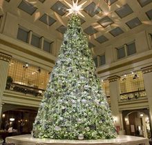 38' Giant Everest Commercial Christmas Tree, C7 Clear Lights