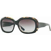 Reptile Woma Oval Polarized Sunglasses Black Tortoise Havana Grey Womens Trendy