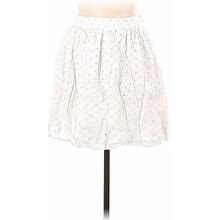 Gap Casual Skirt: White Bottoms - Women's Size 10 Tall