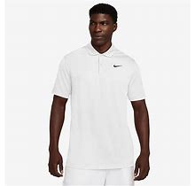 Men's Nike Solid Dri-FIT Golf Polo, Size: Medium, White