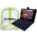Linsay 10" Tablet With Black Keyboard And Bag Pack