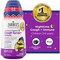 Zarbees Kids Cough + Immune Nighttime For Age 2-6 With Honey, Vitamin D & Zinc, Mixed Berry, 4FL Oz