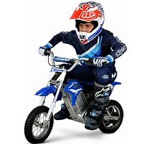 Hyper Brand 350 Dirt Bike 24 Volt Electric, Blue, For Ages 13 Years And Older, 14 Mph Max Speed