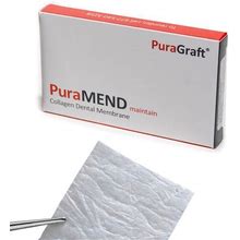 Puramend Maintain Collagen Bovine Membrane 30 X 40 mm 1/Box Used For Healing & Regeneration Puragraft - PGBM30