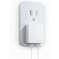Nekmit Dual Port Ultra Thin Flat Usb Wall Charger With Smart Ic White