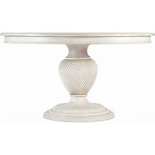 Corrine Round Dining Table, White, 54"D | Pottery Barn