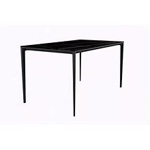 Leisuremod Avo 55 Inch Dining Table In Gold