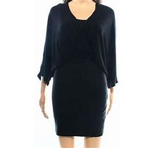 Splendid $148 Designer Rayon Blend Black Stretch Comfy Dress Sz Xs