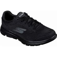Men's Skechers® GO WALK® Lace-Up Sneakers By Skechers In Black (Size 11 1/2 M)
