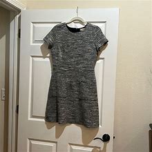 Loft Dresses | Ann Taylor Loft Dress. Size 8. | Color: Black/White | Size: 8