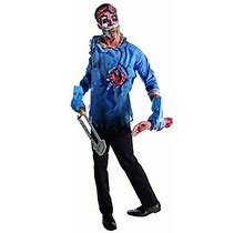 Mens Zombie Doctor Adult Halloween Costume Standard One Size
