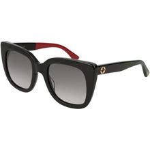 Gucci 0163 S- 003 Black/Grey Sunglasses