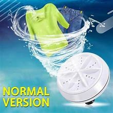 Portable Ultrasonic Washing Machine [Make Housework Easier, NORMAL VERSION ( WITHOUT REMOTE CONTROLER )