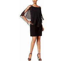 Msk Womens Chiffon Embellished Cocktail And Party Dress