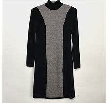 Lauren Ralph Lauren Sweater Dress Xs Petite Merino Wool Long Sleeve