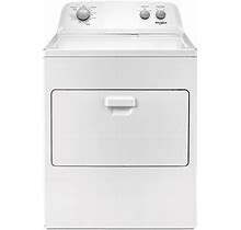 Whirlpool Whirlpool® Brand New Wed4850hw Cu. Ft. Top Load Electric Dryer With Auto Dry™ System. Product Height 43 - Width 29 Size 7.0