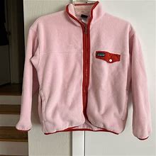 Patagonia Kids Synchilla Snap Jacket Size Medium-10 Pink - Kids | Color: Pink | Size: M