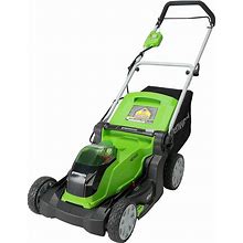 Greenworks 40V 17 Inch Cordless Lawn Mower,Tool Only, MO40B01 ,