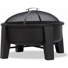 Forsyth 35 in. Outdoor Iron Wood-Burning Fire Pit