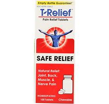 T-Relief - Pain Relief Tablets - Arnica Plus 12 Natural Ingredients - 100 Tablets