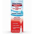 Mucinex Nasal Decongestant Spray, Sinus-Max Severe Nasal Congestion Relief Clear & Cool Nasal Spray, Lasts 12 Hours, Fast Acting, Cooling Menthol
